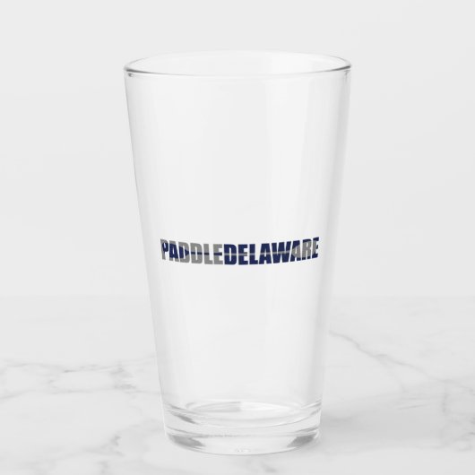 Paddle Delaware Kayaking Glas (Vorderseite)