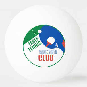 Paddle Design, Tischtennis Club, Tischtennisball