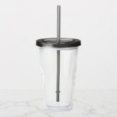 Paddle Explorer Design - Akryllischer Tumbler Acryltrinkbecher (Rechts)