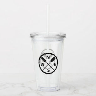 Paddle Explorer Design - Akryllischer Tumbler Acryltrinkbecher