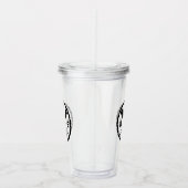 Paddle Explorer Design - Akryllischer Tumbler Acryltrinkbecher (Rechts)