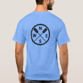 Paddle Explorer-Design - Dark T - Shirt (Rückseite)