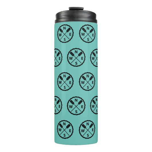 Paddle Explorer Design - Thermal Tumbler Thermosbecher (Vorderseite)