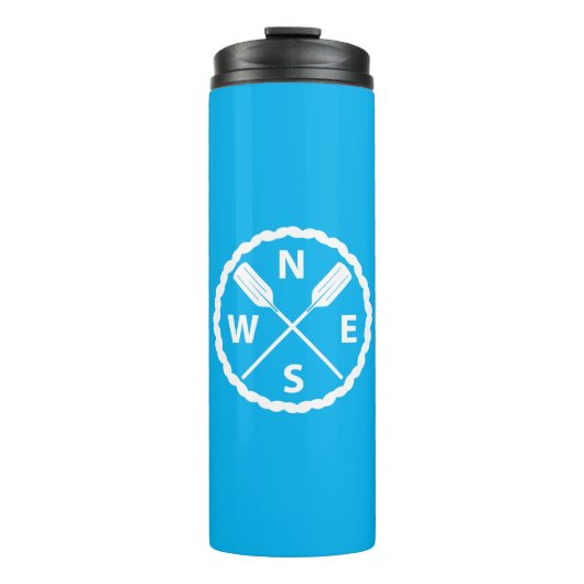 Paddle Explorer Design - Thermal Tumbler Thermosbecher (Vorderseite)