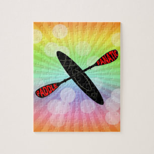PADDLE FANATIC - KAYAK LOGO PUZZLE