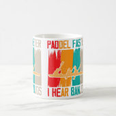 Paddle Faster I Hear Banjos Rafting Kaffeetasse (Mittel)