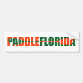 Paddle Florida Kayaking Autoaufkleber (Vorne)