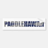 Paddle Hawaii Kayaking Autoaufkleber (Vorne)