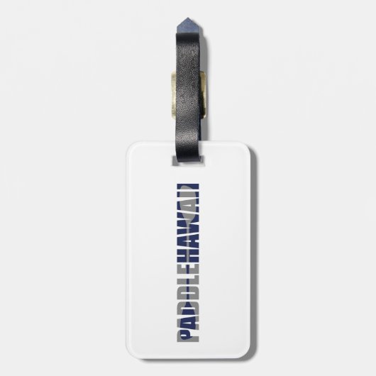 Paddle Hawaii Kayaking Gepäckanhänger (Rückseite vertikal)