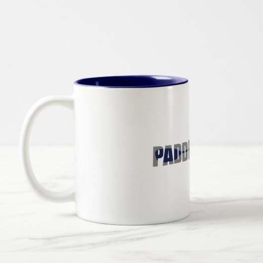 Paddle Hawaii Kayaking Zweifarbige Tasse (Links)