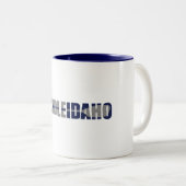 Paddle Idaho Kayaking Zweifarbige Tasse (VorderseiteRechts)