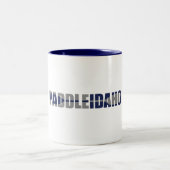 Paddle Idaho Kayaking Zweifarbige Tasse (Mittel)