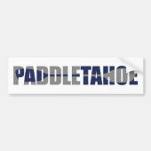 Paddle Lake Tahoe Kayaking Autoaufkleber (Vorne)
