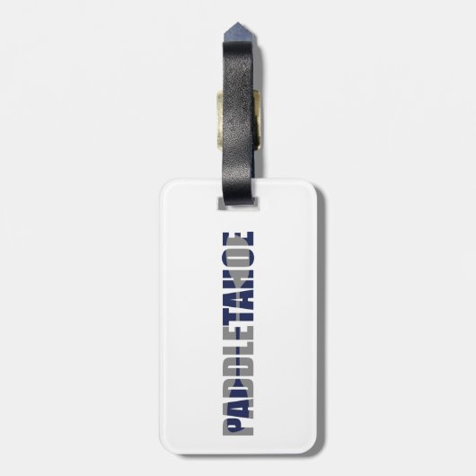 Paddle Lake Tahoe Kayaking Gepäckanhänger (Rückseite vertikal)