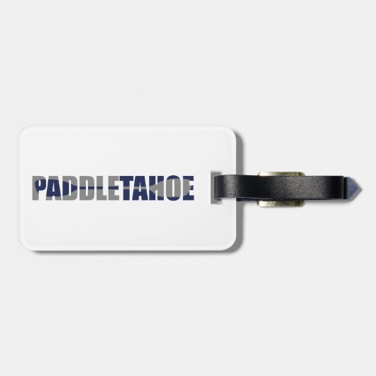 Paddle Lake Tahoe Kayaking Gepäckanhänger (Rückseite horizontal)