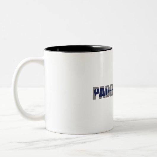 Paddle Lake Tahoe Kayaking Zweifarbige Tasse (Links)