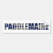 Paddle Maine Kayaking Autoaufkleber (Vorne)