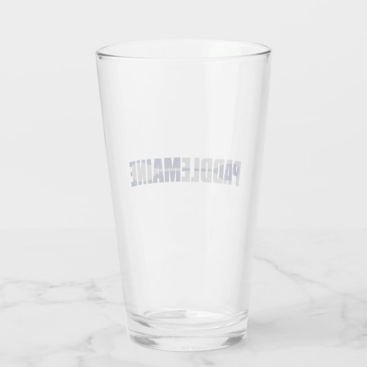 Paddle Maine Kayaking Glas (Rückseite)