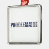 Paddle Maine Kayaking Ornament Aus Metall (Links)