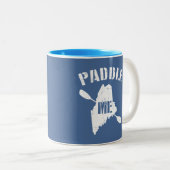 Paddle Maine Zweifarbige Tasse (VorderseiteRechts)