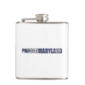 Paddle Maryland Kayaking Flachmann (Vorderseite)