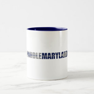 Paddle Maryland Kayaking Zweifarbige Tasse