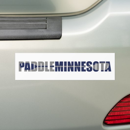 Paddle Minnesota Kayaking Autoaufkleber (Auf Auto)