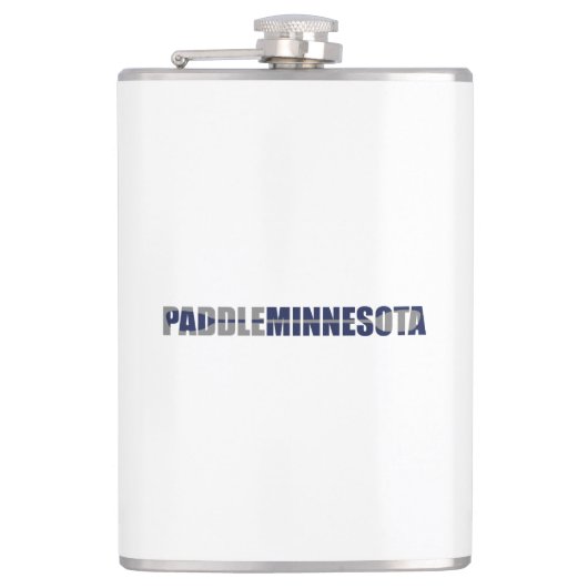 Paddle Minnesota Kayaking Flachmann (Vorderseite)