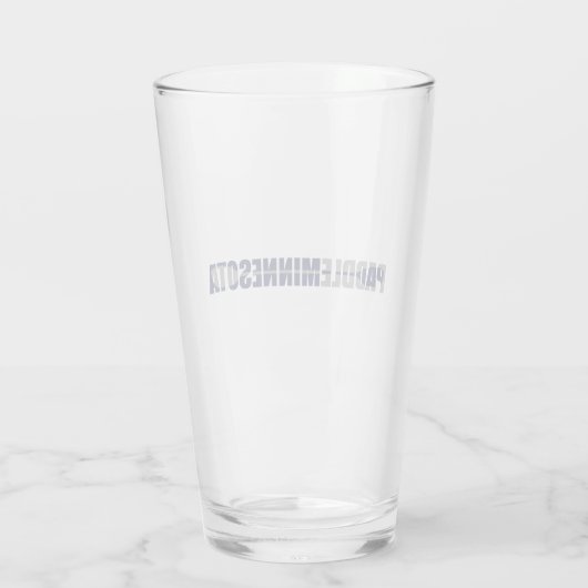 Paddle Minnesota Kayaking Glas (Rückseite)