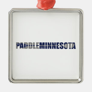 Paddle Minnesota Kayaking Ornament Aus Metall
