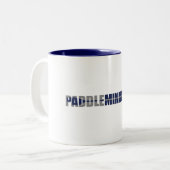Paddle Minnesota Kayaking Zweifarbige Tasse (Vorderseite Links)