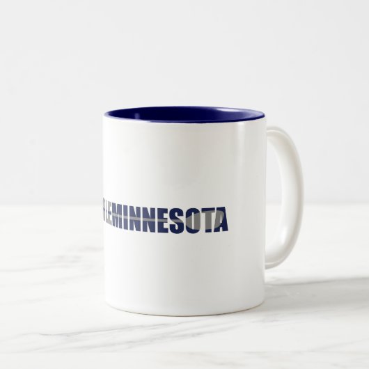 Paddle Minnesota Kayaking Zweifarbige Tasse (VorderseiteRechts)