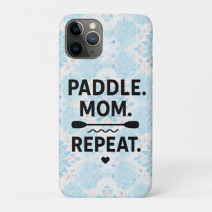 Paddle Mom Repeat Lustiges Kayaking Outdoor-Abente Case-Mate iPhone Hülle