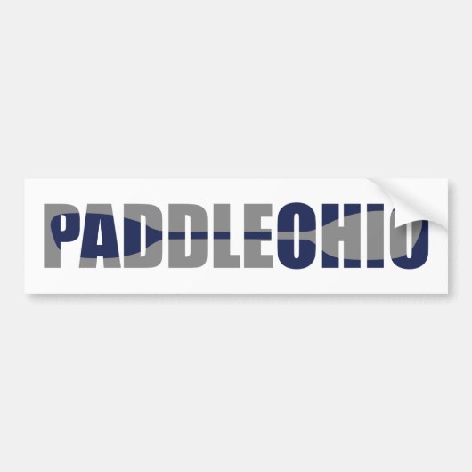Paddle Ohio Kayaking Autoaufkleber (Vorne)