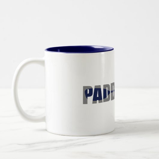 Paddle Ohio Kayaking Zweifarbige Tasse (Links)
