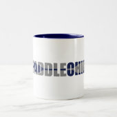 Paddle Ohio Kayaking Zweifarbige Tasse (Mittel)