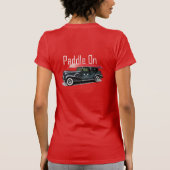 Paddle on Classic Car Design - Women's American AP T-Shirt (Rückseite)