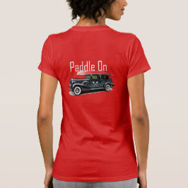 Paddle on Classic Car Design - Women's American AP T-Shirt