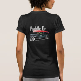 Paddle on Classic Car Design - Women's American AP T-Shirt