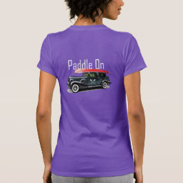 Paddle on Classic Car Design - Women's American AP T-Shirt