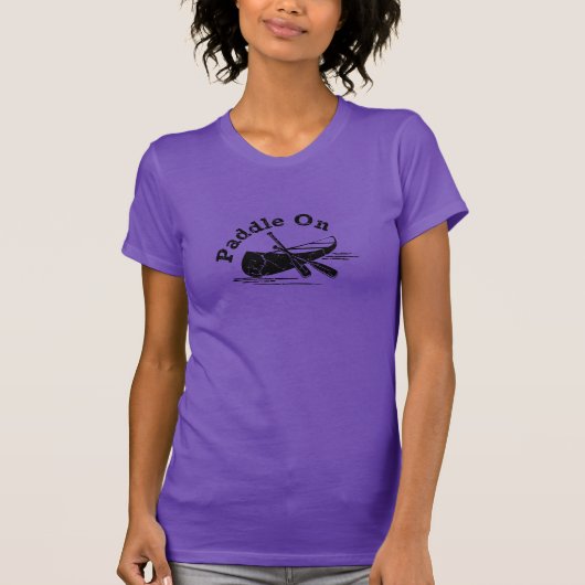 Paddle On Design - Die amerikanische App von Fraue T-Shirt (Vorderseite)