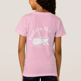 Paddle On Design - Girls' Fine Jersey T - Shirt