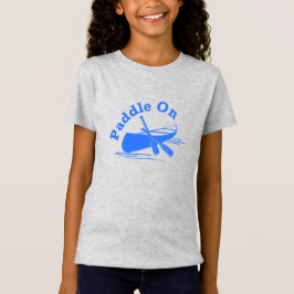 Paddle On Design - Girls' Fine Jersey T - Shirt
