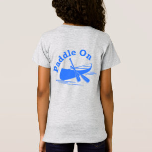 Paddle On Design - Girls' Fine Jersey T - Shirt