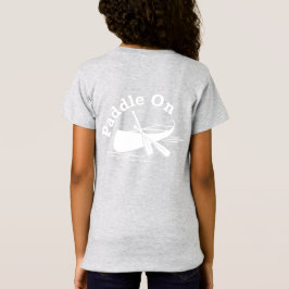 Paddle On Design - Girls' Fine Jersey T - Shirt