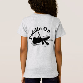 Paddle On Design - Girls' Fine Jersey T - Shirt