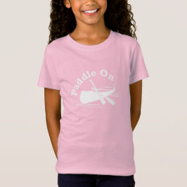 Paddle On Design - Girls' Fine Jersey T - Shirt