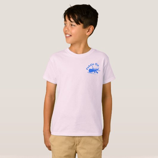 Paddle On Design - Kids' Basic-T - Shirt (Vorne ganz)