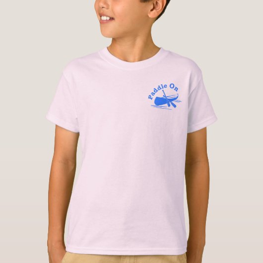 Paddle On Design - Kids' Basic-T - Shirt (Vorderseite)