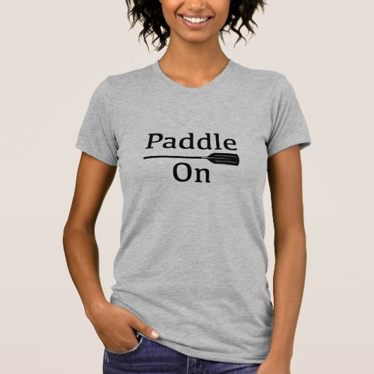 Paddle On Design - Women's Bella Leinwand Fine J T-Shirt (Vorderseite)